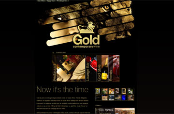 Gold Contemporary wine